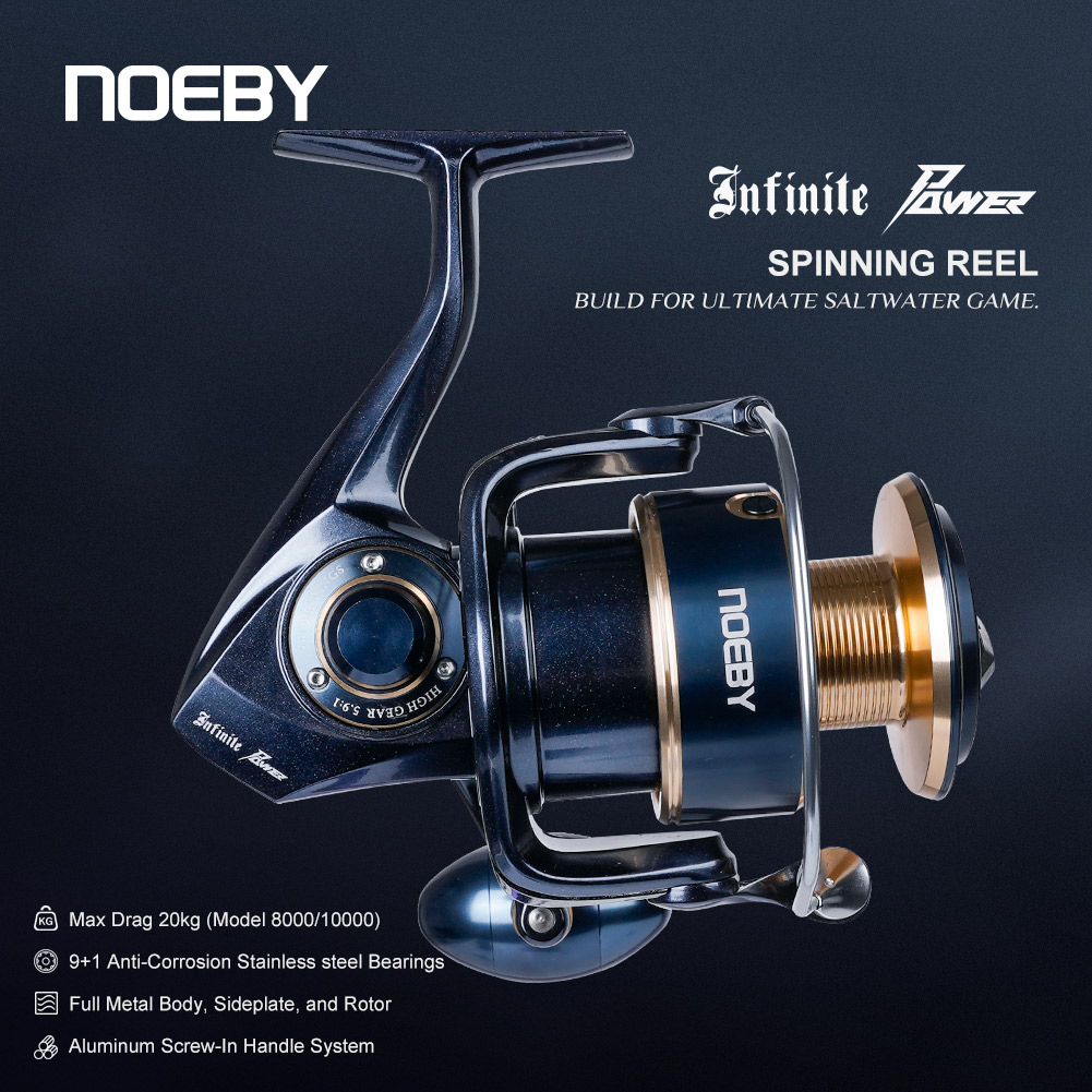 Noeby Infinite Power Spinning  - огляд і ціна Daiwa Reel Fuego
