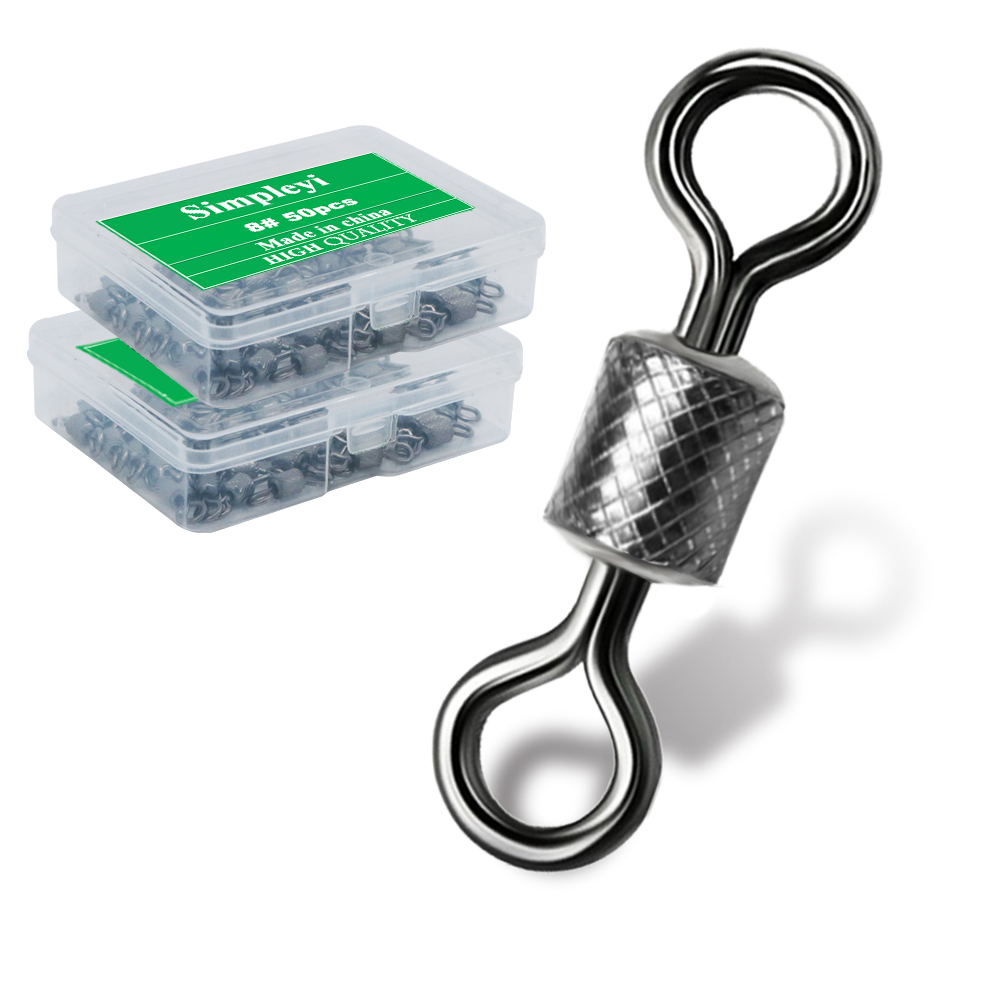 50-100pcs/box Fishing Swivel 4 - огляд і ціна Fishing Hook Circle