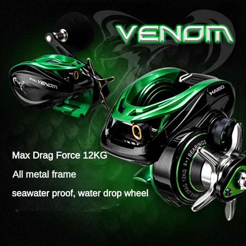 HAIBO VENOM Anti-saltwater Fis - огляд і ціна Abu Garcia Reel Max